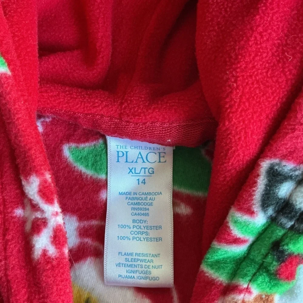 The Children's Place Red Holiday Pajamas